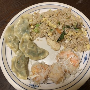 Qi Dumpling Lounge - Coconut Shrimp, Basil Garlic Fried Rice with chicken, Ying-Yang dumplings, Dragon Dumplings - Chinese Near Me - Oakland, California