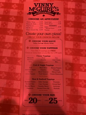 Menu photo 8 Vinny McGuire's Destin, FL Menu photo 8 Vinny McGuire's Destin, FL