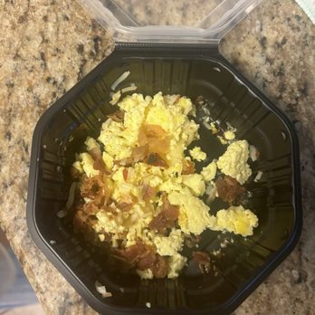 Salad and Go - This is the bowl we received, no cheese and barely any other ingredients at all. - Breakfast & Brunch Near Me - Burleson, Texas Salad and Go - This is the bowl we received, no cheese and barely any other ingredients at all. - Breakfast & Brunch Near Me - Burleson, Texas