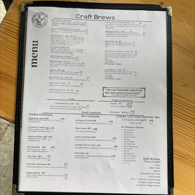 Menu photo 5 Atwater Brewery GR Grand Rapids, MI