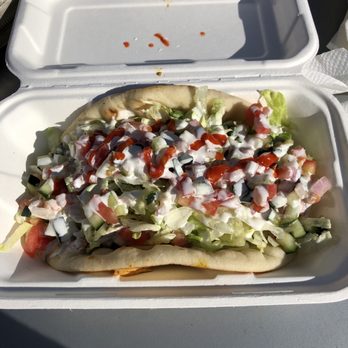 Golden Gate Gyro - Gyro with extra sauce - Food Trucks Near Me