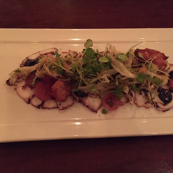 Fruition Restaurant - Octopus Carpaccio $14 - New American Near Me - Denver, Colorado