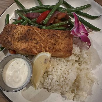 Station 16 - Blackened Salmon lemon aioli on the side - Seafood Near Me - Sacramento, California Station 16 - Blackened Salmon lemon aioli on the side - Seafood Near Me - Sacramento, California