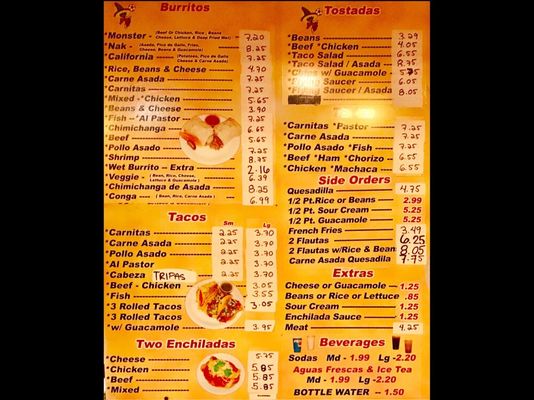 Menu photo 3 Los Jilbertos Borrego Springs, CA