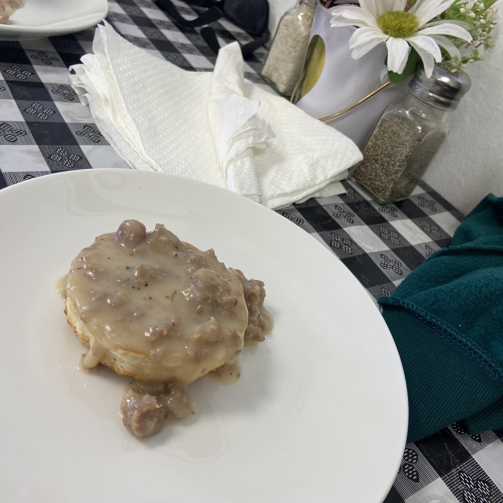 Biscuits & Gravy Neighborhood Kitchen - Sample of biscuits with gravy when you arrive. - Breakfast & Brunch Near Me - Donna, Texas Biscuits & Gravy Neighborhood Kitchen - Sample of biscuits with gravy when you arrive. - Breakfast & Brunch Near Me - Donna, Texas
