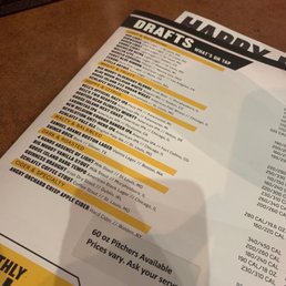 Beverage menu Beverage menu