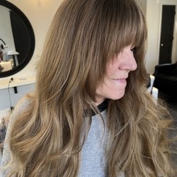 Face frame to give styling options when worn down or twisted up