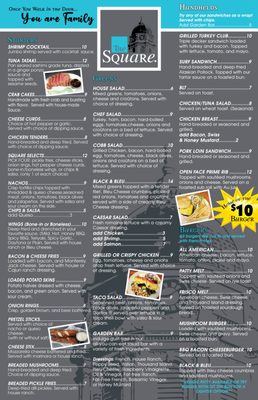 Menu photo 2 The Square Columbia City, IN Menu photo 2 The Square Columbia City, IN