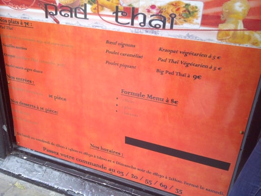 Menu photo 4 Pad Thaï Lille, 59 Menu photo 4 Pad Thaï Lille, 59