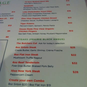 Wild Sage Kitchen & Bar - Menu 2 - Canadian (New) Near Me - Regina, Saskatchewan