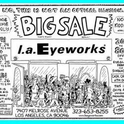 l.a.Eyeworks - Big annual sale happening now!