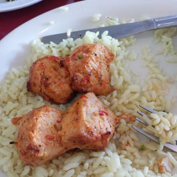 Corfu - Seriously the best Chicken Kabob & Rice lunch ever. ...I love owners Vic & Amy... - Greek Near Me - Sierra Madre, California