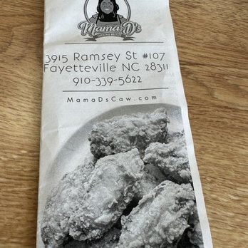 Mama D's Chicken and Waffles - a bag of chicken and waffles - Chicken Wings Near Me - Fayetteville, North Carolina Mama D's Chicken and Waffles - a bag of chicken and waffles - Chicken Wings Near Me - Fayetteville, North Carolina