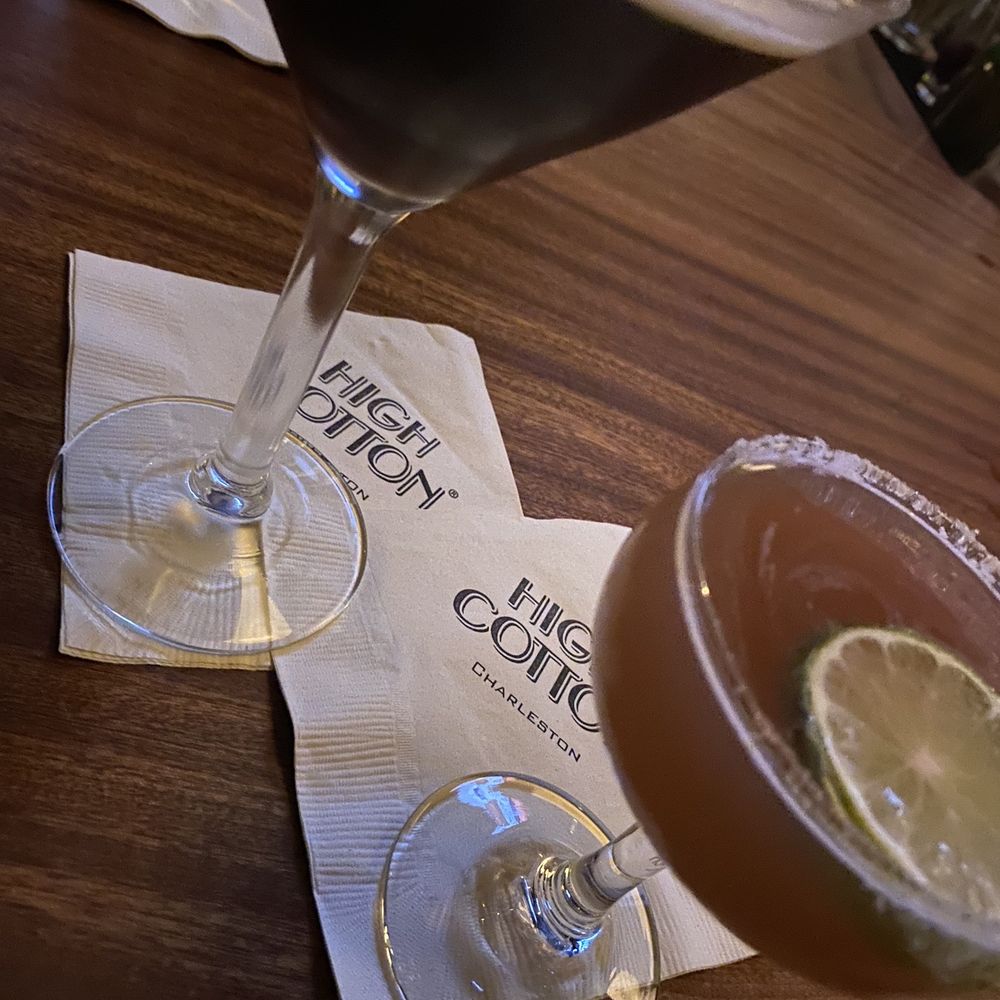 High Cotton - Espresso Martini (L) Rosa Caliente (R) - Cocktail Bars Near Me - Charleston, South Carolina High Cotton - Espresso Martini (L) Rosa Caliente (R) - Cocktail Bars Near Me - Charleston, South Carolina