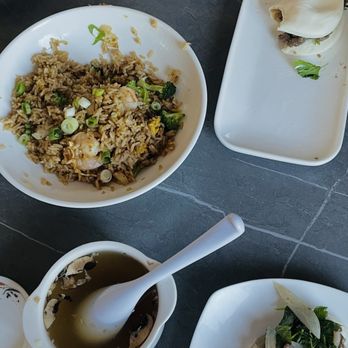 Tokyo Mizu - SS2. Hibachi Soup, A16. Bulgogi Bao Bun (2) Shrimp fried rice - Sushi Bars Near Me - Arlington, Texas Tokyo Mizu - SS2. Hibachi Soup, A16. Bulgogi Bao Bun (2) Shrimp fried rice - Sushi Bars Near Me - Arlington, Texas