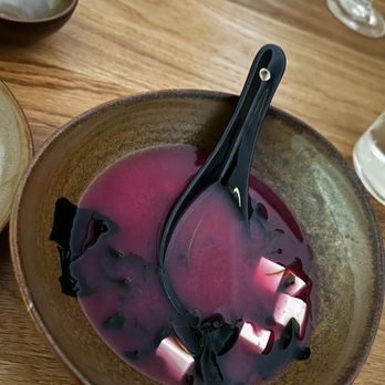 Nineteen Hyaku - Miso soup made with beets - Sushi Bars Near Me - San Antonio, Texas Nineteen Hyaku - Miso soup made with beets - Sushi Bars Near Me - San Antonio, Texas