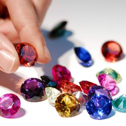 LARGE GENUINE AND SYNTHETIC GEMS STONES  INVENTORY .