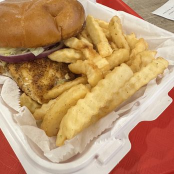 Mid Atlantic Seafood - Blackened Grouper with fries - Seafood Near Me - Laurel, Maryland Mid Atlantic Seafood - Blackened Grouper with fries - Seafood Near Me - Laurel, Maryland