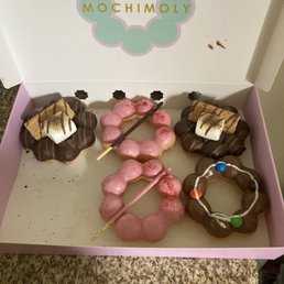 a box of assorted donuts