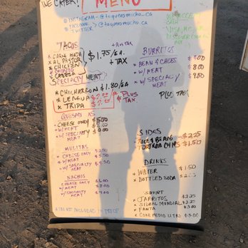 Taquero Mucho - Menu 9/2/18 - Food Trucks Near Me Taquero Mucho - Menu 9/2/18 - Food Trucks Near Me