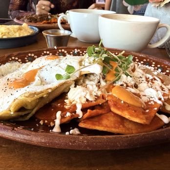 Besame Mucho - Green and red chilaquiles. - Breakfast & Brunch Near Me - Santa Rosa, California Besame Mucho - Green and red chilaquiles. - Breakfast & Brunch Near Me - Santa Rosa, California