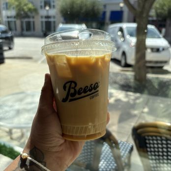 Beeso Coffee - iced latte - Coffee & Tea Near Me - Garland, Texas Beeso Coffee - iced latte - Coffee & Tea Near Me - Garland, Texas