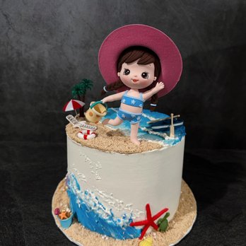 1983 Bakery - customized birthday cake for beach girl- cute gift, southern California, Los  Angeles , Westminster, Garden Grove, Huntington Beach, - Bakeries Near Me
