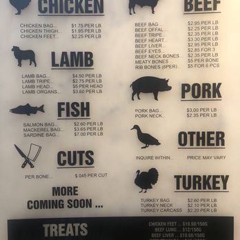 Big Paws - Menu - Pet Stores Near Me - Toronto, Ontario