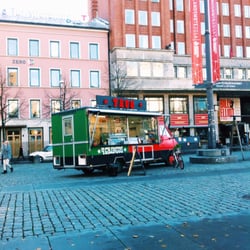 4 Gringos - Vognen er lett å spotte når den står på Youngstorget
