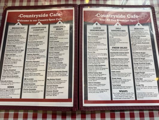 Menu photo 2 Renton Countryside Cafe Renton, WA Menu photo 2 Renton Countryside Cafe Renton, WA