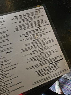 Menu photo 3 Las Catrinas Mexican Bar & Eatery Astoria, NY