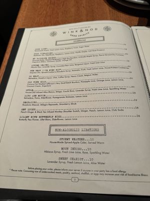 Menu photo 4 Wink & Nod Boston, MA Menu photo 4 Wink & Nod Boston, MA