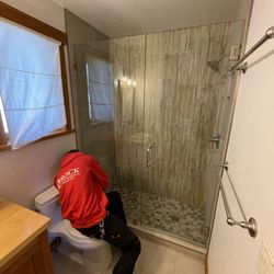 Another frameless shower install
