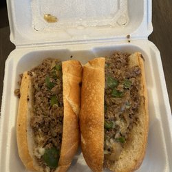 Vinny's Pizza - Philly Cheesesteak with onions and peppers