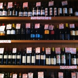 Drogheria Mascari - Just a small part of their 600 wine bottles on hand