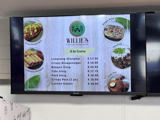 Menu photo 2 Willie’s Catering & Restaurant Daly City, CA