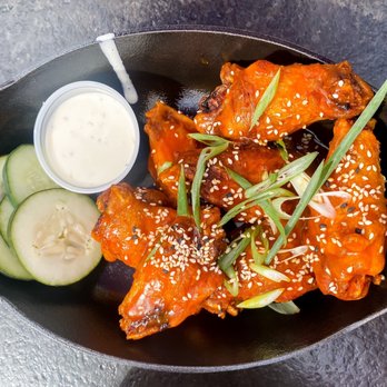 KickStand Coffee & Kitchen - Spicy Crispy Chicken Wings - Coffee & Tea Near Me - Hood River, Oregon