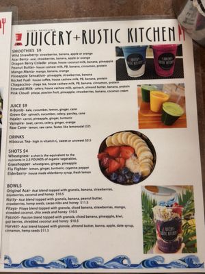 Menu photo 2 Don Miguel Juicery + Rustic Kitchen Nashville, TN