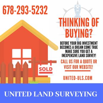 United Land Surveying - The LAND your house is built on can hold many secrets and restrictions you should recognize BEFORE you buy! - Land Surveying Near Me - Smyrna, Georgia United Land Surveying - The LAND your house is built on can hold many secrets and restrictions you should recognize BEFORE you buy! - Land Surveying Near Me - Smyrna, Georgia