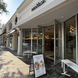 Exterior outside entrance of Neoklasik - Coral Gables, Florida Exterior outside entrance of Neoklasik - Coral Gables, Florida