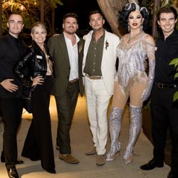 Bella Vita Events - Us with the Bella Vita team and our officiant Manila Luzon