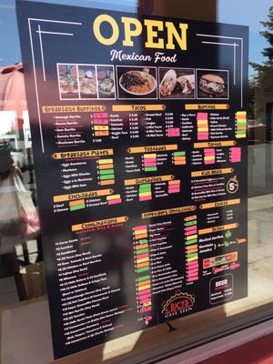 Menu photo 4 Lucy's Taco Shop Bend, OR