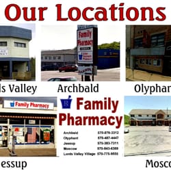 Family Pharmacy Of Olyphant - All Our locations.