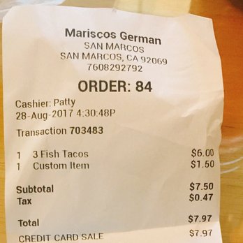 Mariscos German - Weird custom item? - Food Trucks Near Me - San Marcos, California