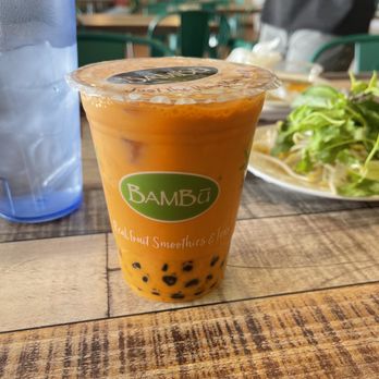 Pho Bo & Bambu Cypress - Thai Tea with house-made boba - Bubble Tea Near Me - Cypress, Texas
