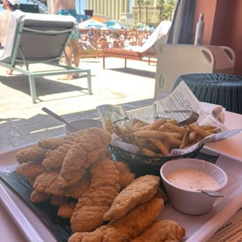Tailgate Beach Club - Chicken tender platter (cost $150) - Sports Bars Near Me - Las Vegas, Nevada