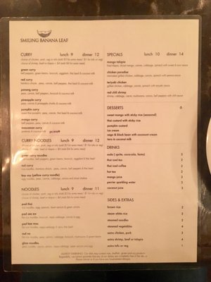 Menu photo 4 Smiling Banana Leaf Pittsburgh, PA