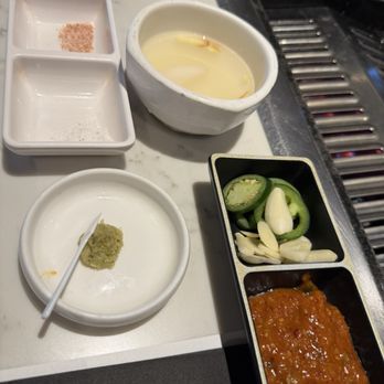 10 Butchers Korean BBQ - cold radish soup, wasabi for A5 wagyu, jalapenos, samjjang - Korean Near Me - Sunnyvale, California 10 Butchers Korean BBQ - cold radish soup, wasabi for A5 wagyu, jalapenos, samjjang - Korean Near Me - Sunnyvale, California