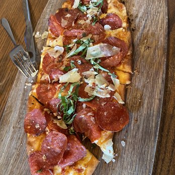 STIRR - Pepperoni Flat Bread - Cocktail Bars Near Me - Dallas, Texas STIRR - Pepperoni Flat Bread - Cocktail Bars Near Me - Dallas, Texas