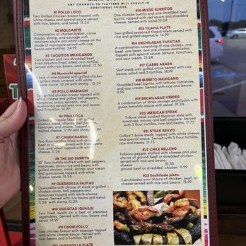 El Mariachi  Sabor De Mexico - he menu - Mexican Near Me - Watauga, Texas